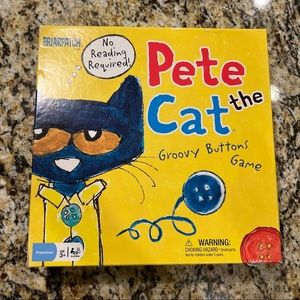 Pete the Cat Groovy Buttons Board Game Complete